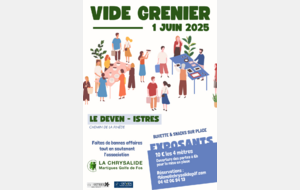 Participation Vide-grenier LE DEVEN-ISTRES